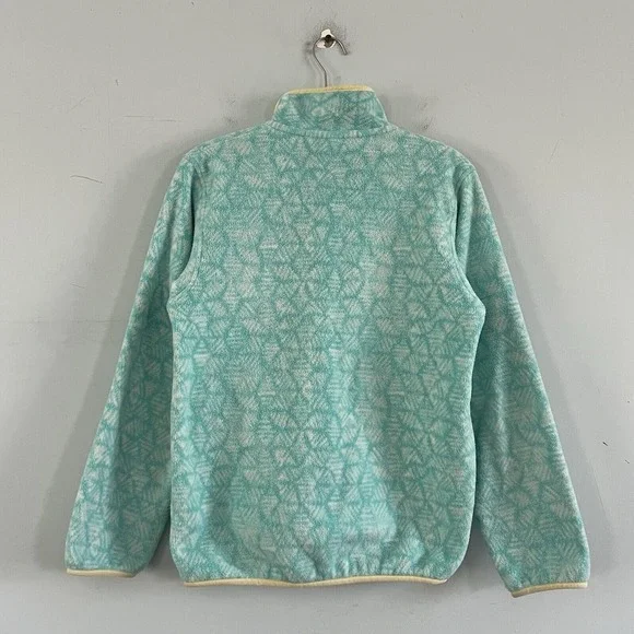 Patagonia Synchilla Snap-T Lightweight Fleece Batik Hex Big Bend Pullover Jacket - Picture 4 of 6